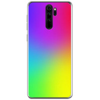 

TPU+Glass чехол Gradient Rainbow без лого для Xiaomi Redmi Note 8 Pro