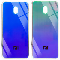 

TPU+Glass чехол Gradient Rainbow с лого для Xiaomi Redmi 8a