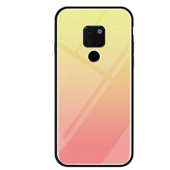 

TPU+Glass чехол Gradient series для Huawei Mate 20 Розовый (93260)