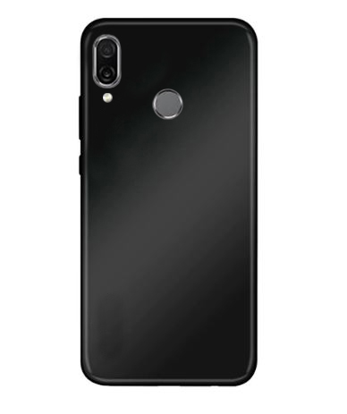 

TPU+Glass чехол Gradient series для Huawei P20 Lite Черный (93286)