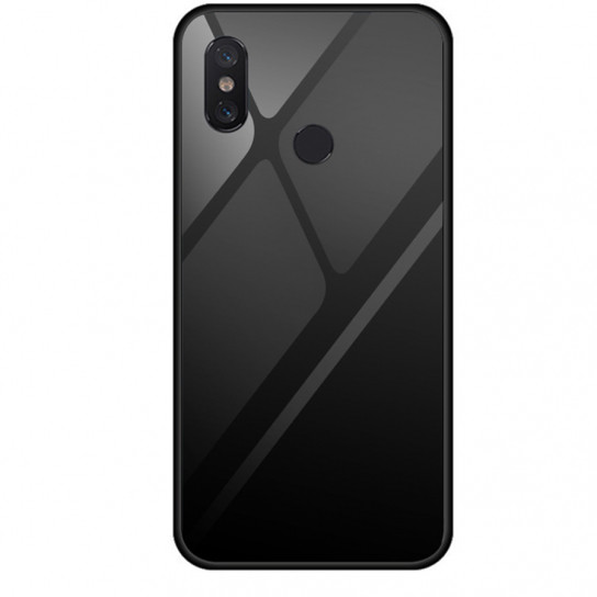 

TPU+Glass чехол Gradient series для Xiaomi Mi 6X / Mi A2 Черный (93310)