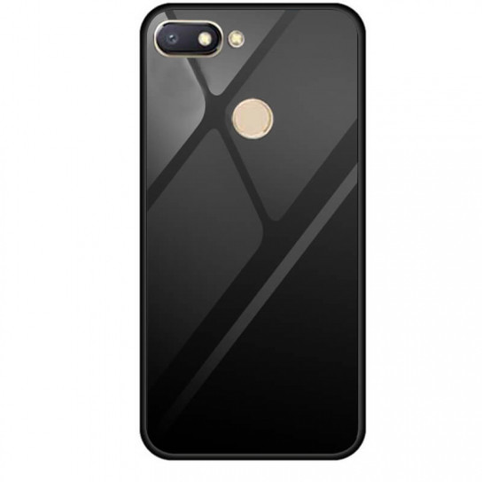 

TPU+Glass чехол Gradient series для Xiaomi Redmi 6 Черный (93365)