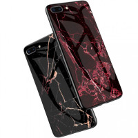 

TPU+Glass чехол Luxury Marble для Apple iPhone 7 plus / 8 plus (5.5")