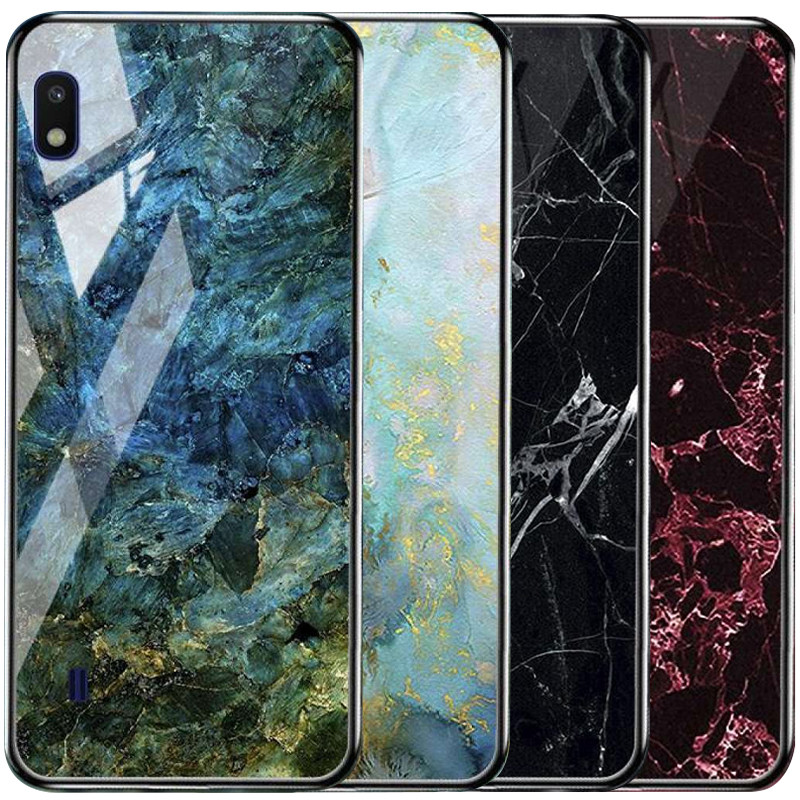 

TPU+Glass чехол Luxury Marble для Samsung Galaxy A10 (A105F) (103421)