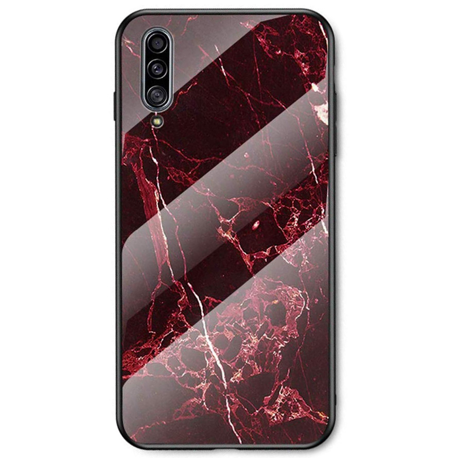 

TPU+Glass чехол Luxury Marble для Xiaomi Mi 9 Pro Марсала / Бордовый (116728)