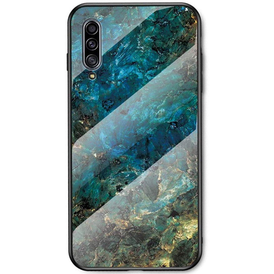 

TPU+Glass чохол Luxury Marble для Xiaomi Mi 9T Pro (Морська хвиля / блакитний)