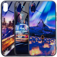 

TPU+Glass чехол Night series для Apple iPhone XR (6.1")