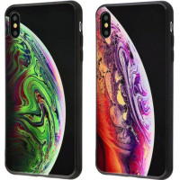

TPU+Glass чехол Planet для Apple iPhone X (5.8")