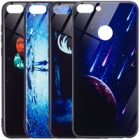 

TPU+Glass чехол светящийся в темноте для Huawei Enjoy 7S