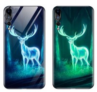 

TPU+Glass чехол светящийся в темноте для Huawei P20 Pro