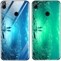 

TPU+Glass чехол светящийся в темноте для Xiaomi Redmi 7