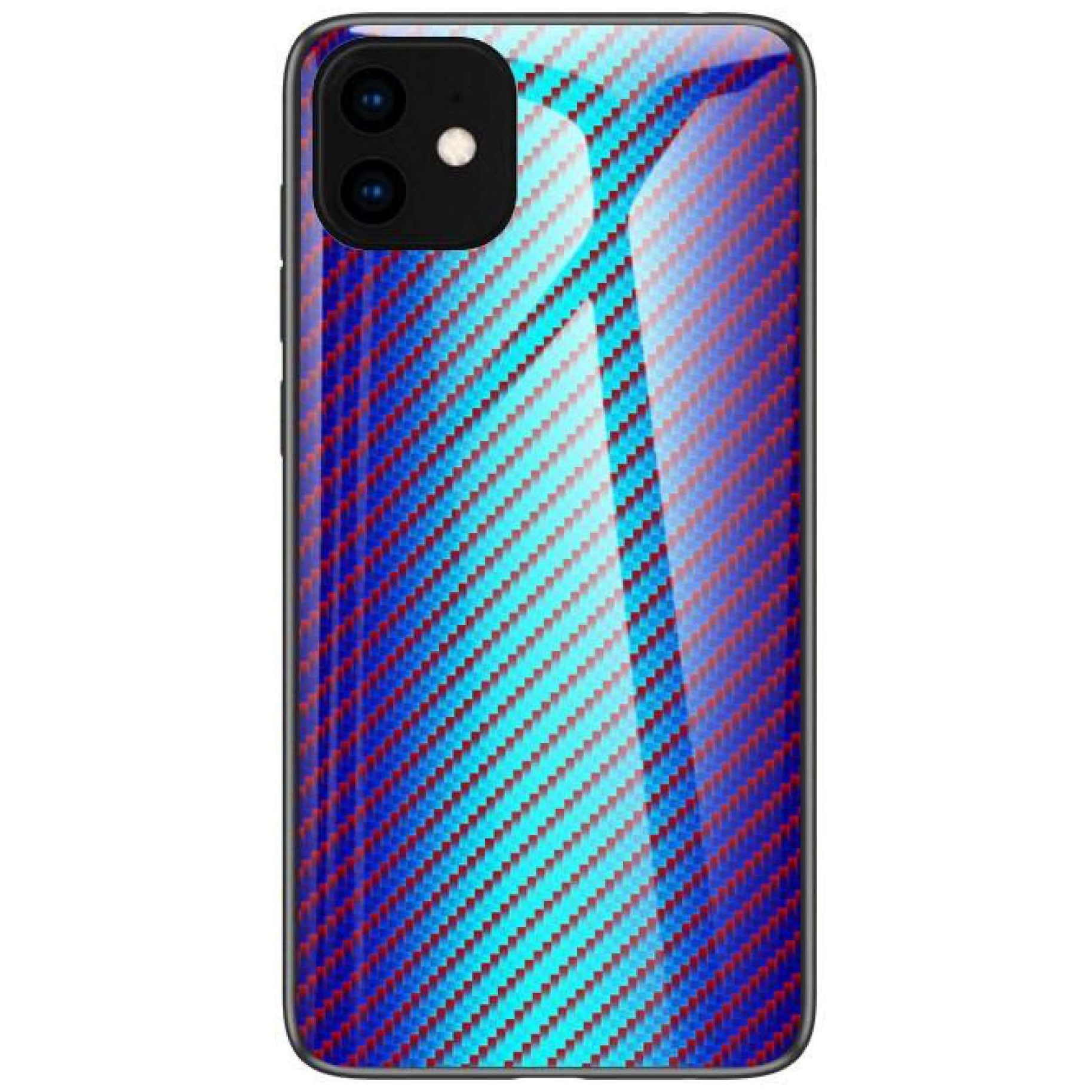 

TPU+Glass чехол Twist для Apple iPhone 11 (6.1") Голубой (113124)