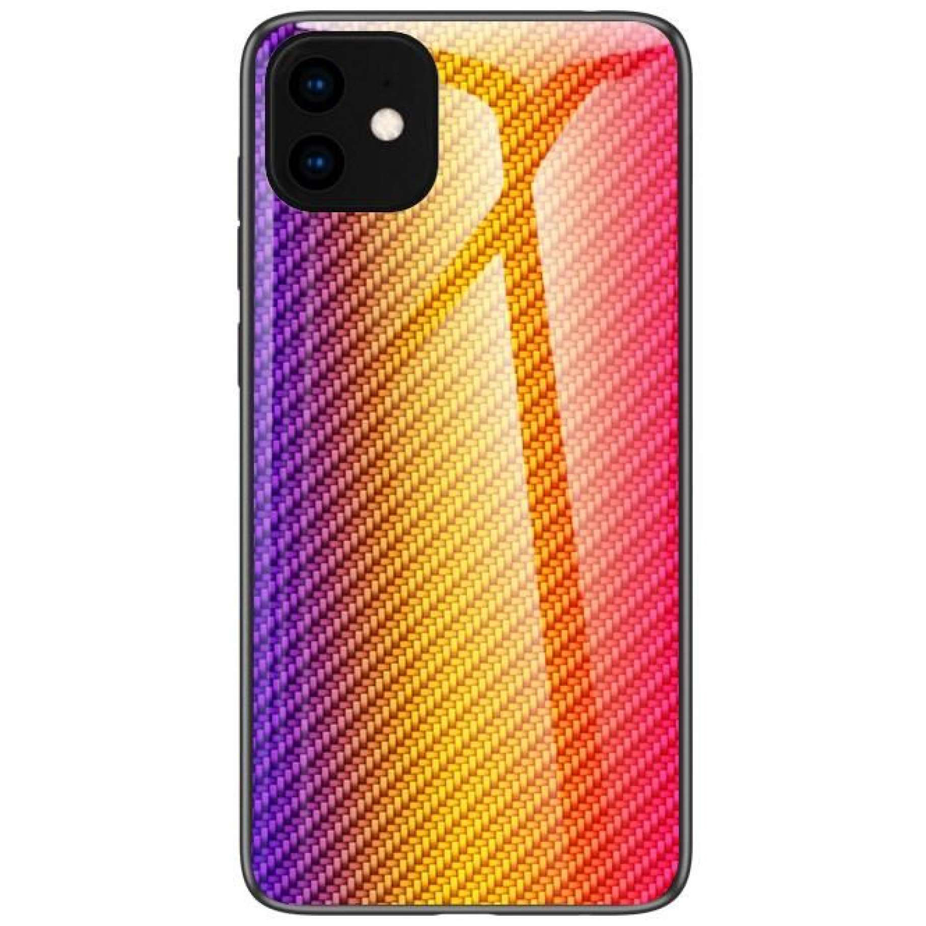 

TPU+Glass чехол Twist для Apple iPhone 11 (6.1") Оранжевый (113125)