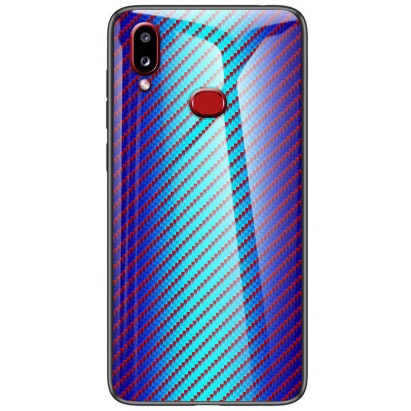 

TPU+Glass чехол Twist для Samsung A10s Голубой (116754)