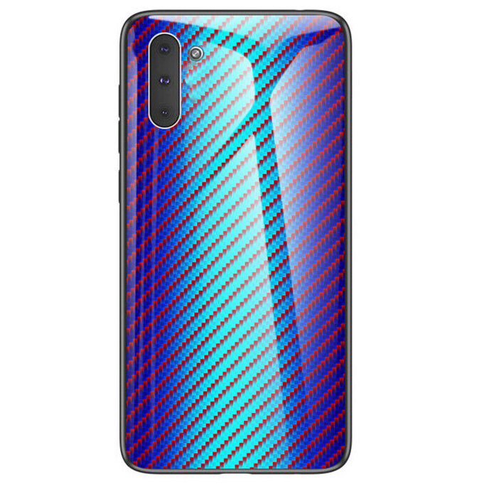 

TPU+Glass чехол Twist для Samsung Galaxy Note 10 Голубой (113139)
