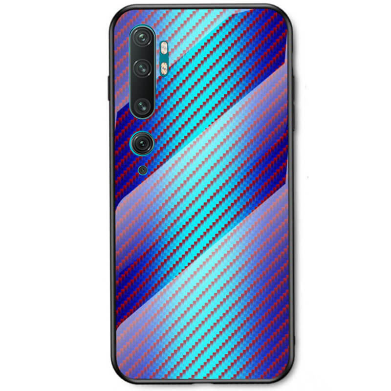 

TPU+Glass чохол Twist для Xiaomi Mi Note 10 (Блакитний)