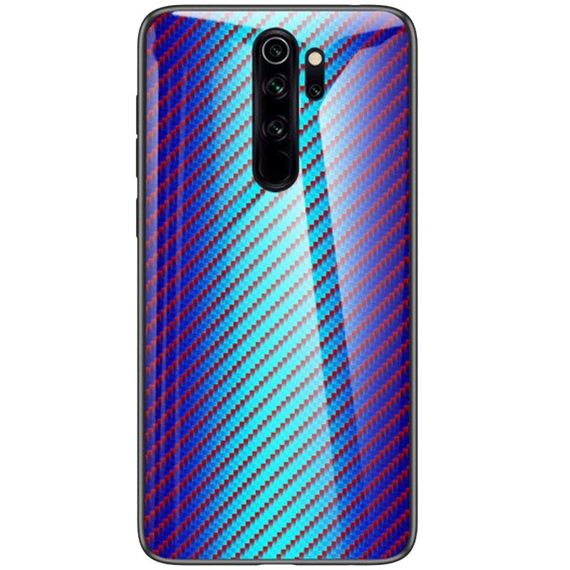 

TPU+Glass чехол Twist для Xiaomi Redmi Note 8 Pro Голубой (113154)