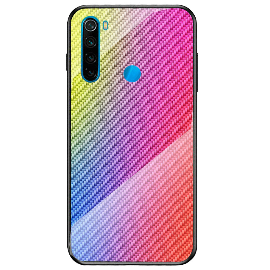 

TPU+Glass чохол Twist для Xiaomi Redmi Note 8 (Бузковий)