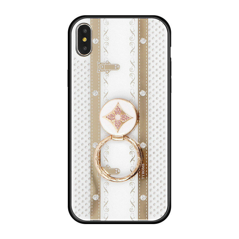 

TPU+Glass чехол TYBOMB Bling Line для Apple iPhone XS Max (6.5") white (116030)