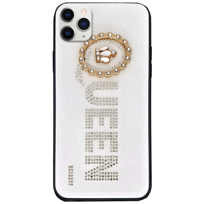 

TPU+Glass чехол TYBOMB Queen для Apple iPhone 11 Pro Max (6.5") white (116039)