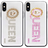 

TPU+Glass чехол TYBOMB Queen для Apple iPhone X (5.8")