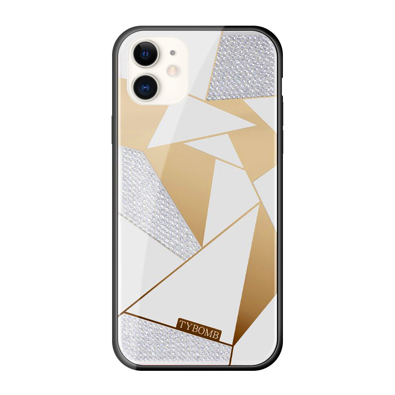 

TPU+Glass чехол TYBOMB Shinig Miror для Apple iPhone 11 (6.1") Белый (115725)