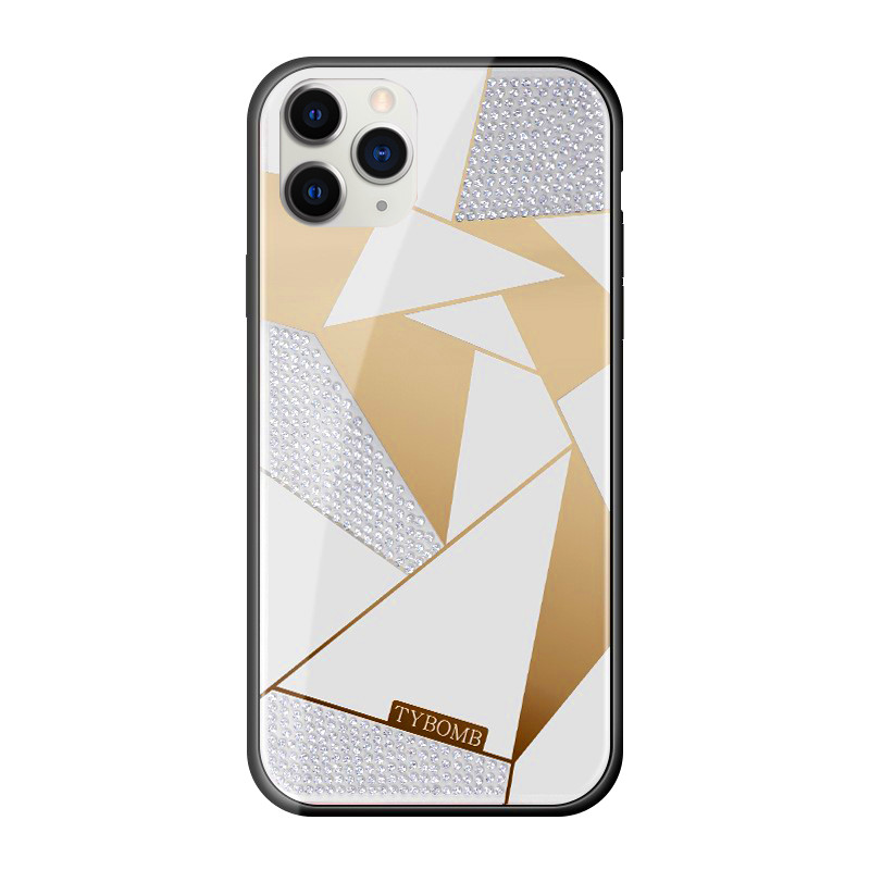 

TPU+Glass чехол TYBOMB Shinig Miror для Apple iPhone 11 Pro (5.8") Белый (115728)