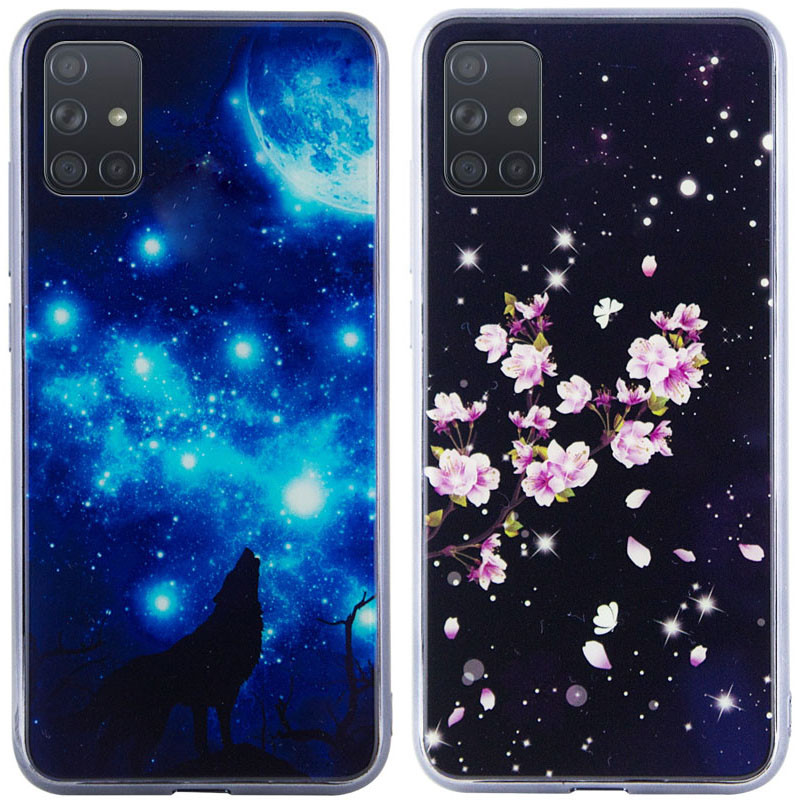

TPU+Glass чехол Fantasy с глянцевыми торцами для Samsung Galaxy A71 (139834)