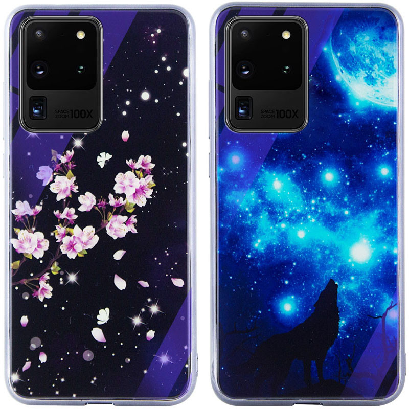 

TPU+Glass чехол Fantasy с глянцевыми торцами для Samsung Galaxy S20 Ultra (139846)