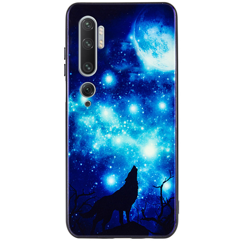 

TPU+Glass чохол Fantasy з глянсовими торцями для Xiaomi Mi CC9 Pro (Лунная ночь)