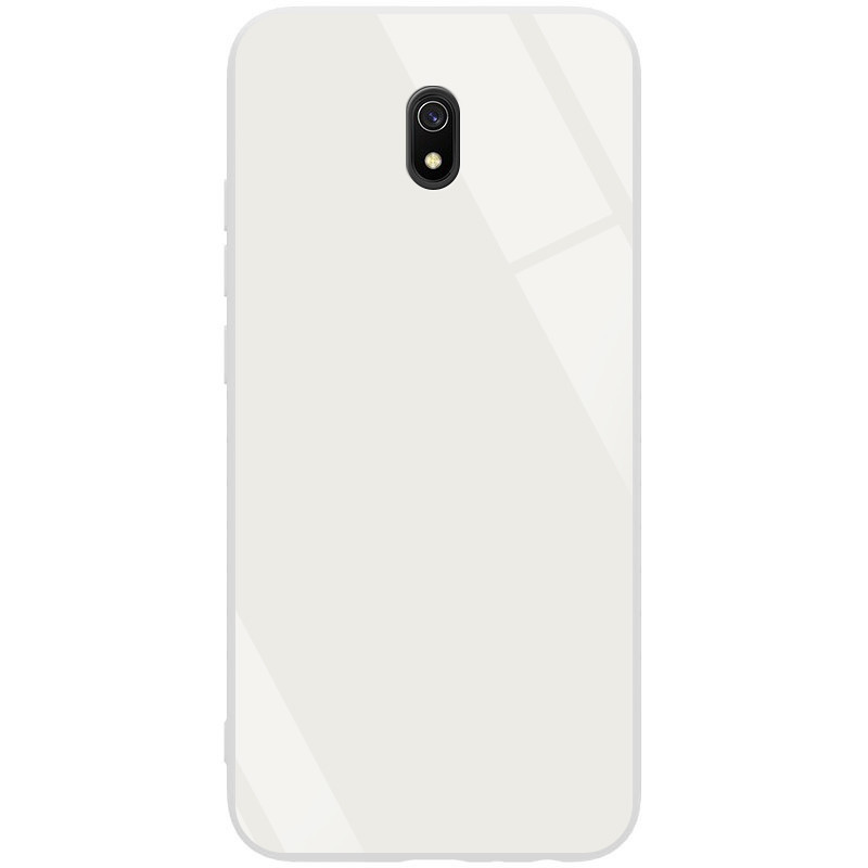 

TPU+Glass чехол GLOSSY для Xiaomi Redmi 8a Белый / White (122683)