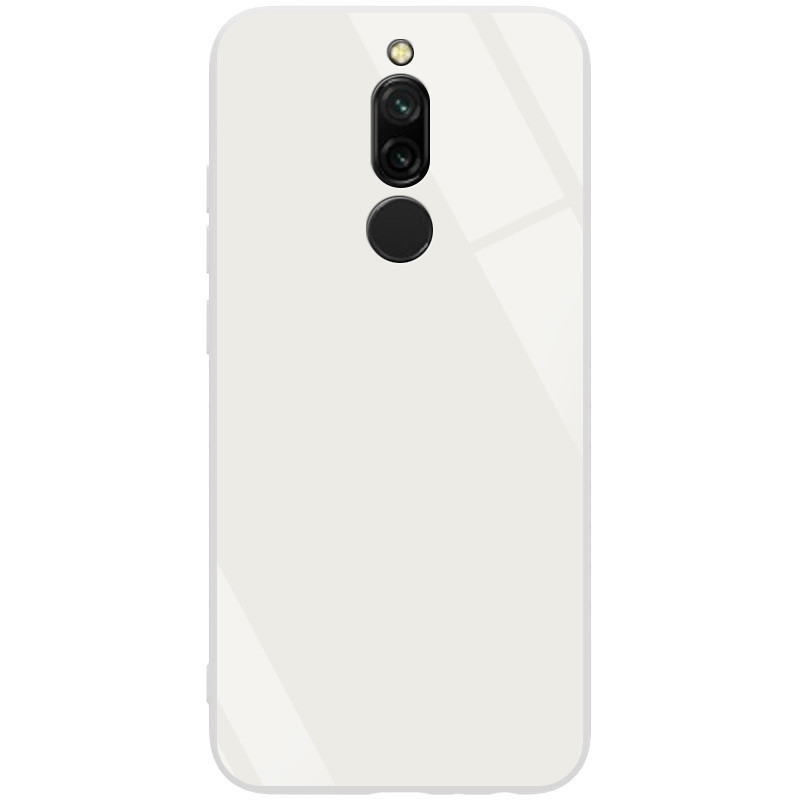 

TPU+Glass чехол GLOSSY для Xiaomi Redmi 8 Белый / White (122670)
