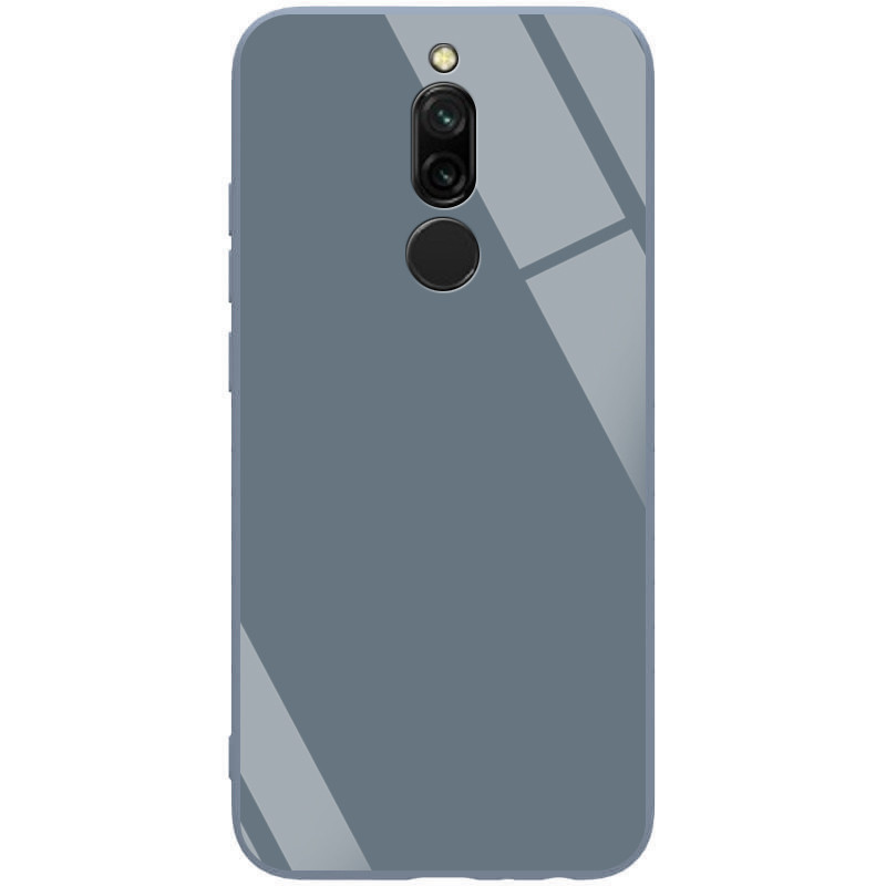 

TPU+Glass чехол GLOSSY для Xiaomi Redmi 8 Серый / Lavender Gray (122677)