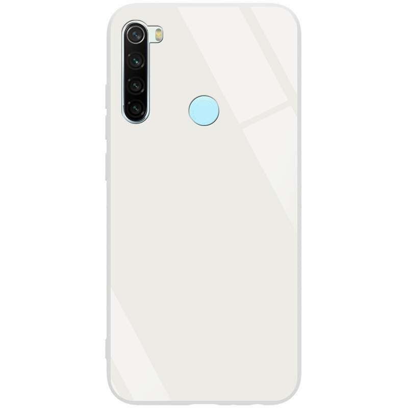 

TPU+Glass чехол GLOSSY для Xiaomi Redmi Note 8 Белый / White (122657)