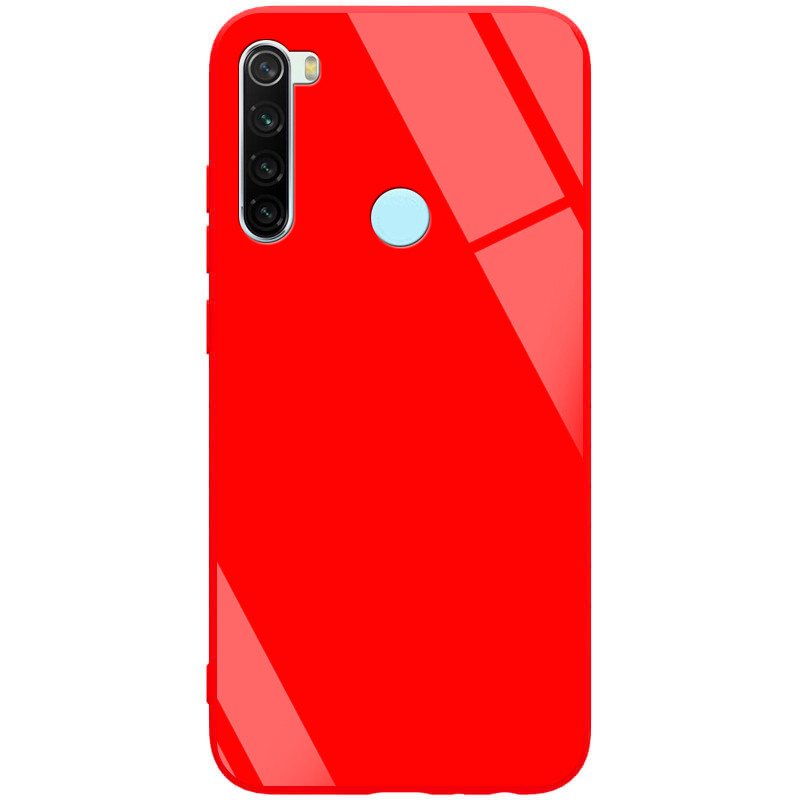 

TPU+Glass чехол GLOSSY для Xiaomi Redmi Note 8 Красный / Red (122660)