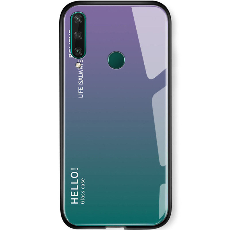 

TPU+Glass чехол Gradient HELLO для Huawei Y6p Сиреневый (142207)