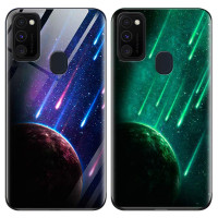 

TPU+Glass чехол светящийся в темноте для Samsung Galaxy M30s