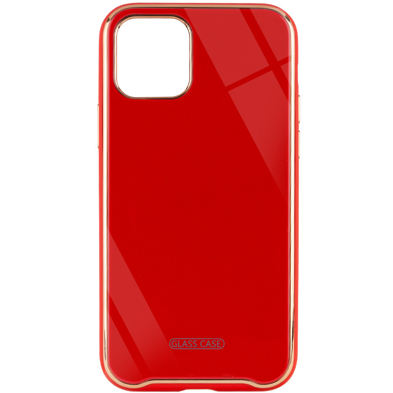 

TPU+Glass чехол Venezia для Apple iPhone 11 (6.1") Красный / Red (140447)