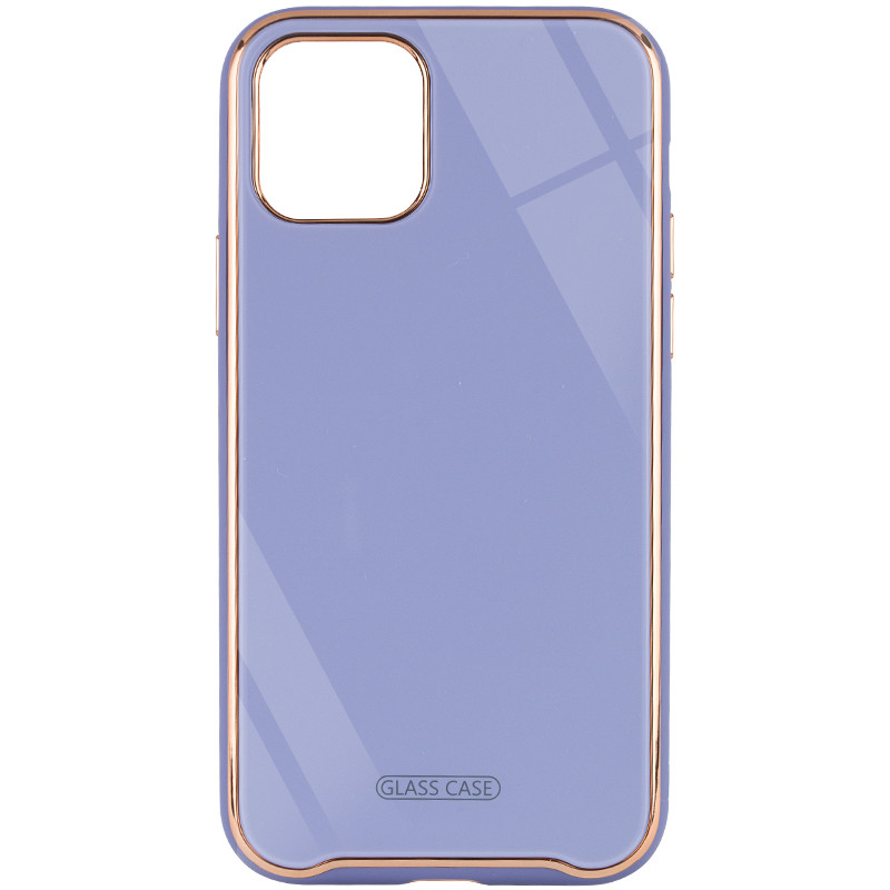 

TPU+Glass чехол Venezia для Apple iPhone 11 (6.1") Сиреневый / Dasheen (140450)