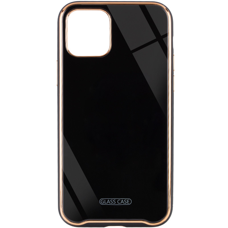 

TPU+Glass чехол Venezia для Apple iPhone 11 Pro (5.8") Черный / Black (140461)