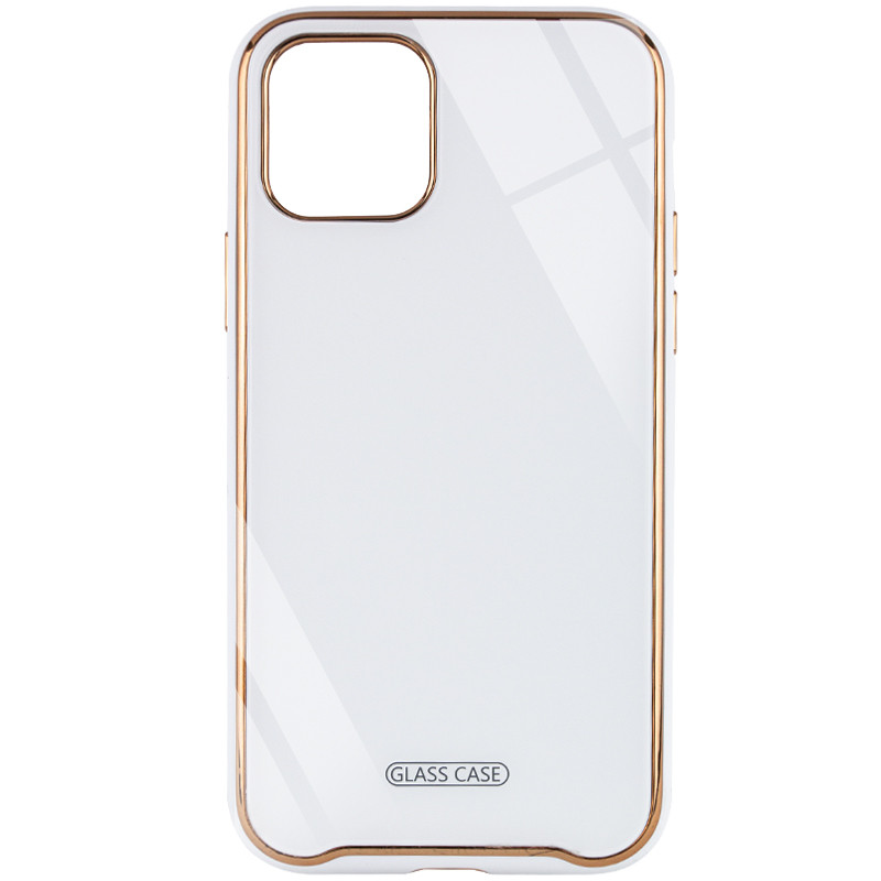 

TPU+Glass чехол Venezia для Apple iPhone 11 Pro Max (6.5") Белый / White (142768)