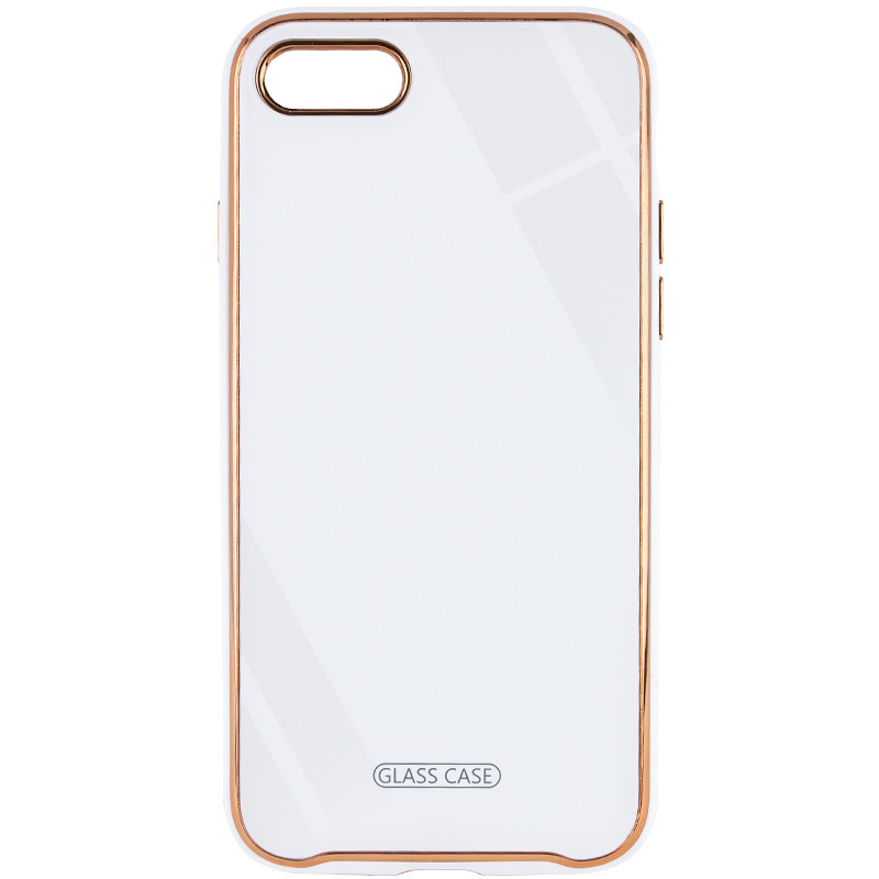 

TPU+Glass чехол Venezia для Apple iPhone 8 (4.7") Белый / White (142771)