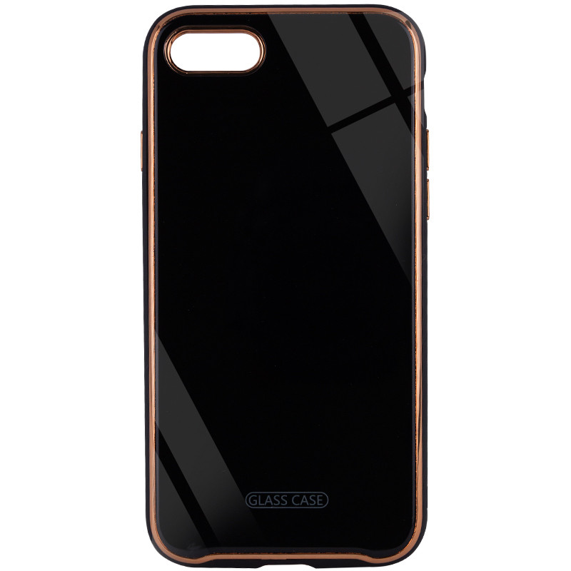 

TPU+Glass чехол Venezia для Apple iPhone 8 (4.7") Черный / Black (140427)