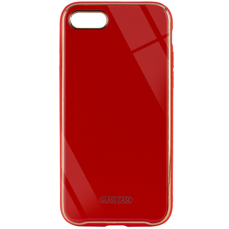 

TPU+Glass чехол Venezia для Apple iPhone 8 (4.7") Красный / Red (140429)