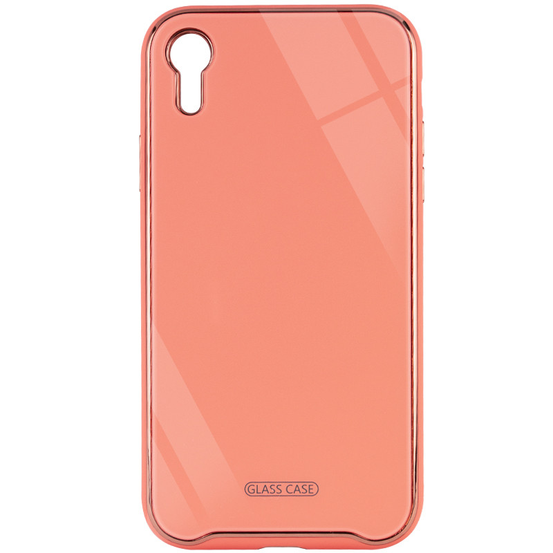

TPU+Glass чехол Venezia для Apple iPhone XR (6.1") Розовый / Flamingo (142779)