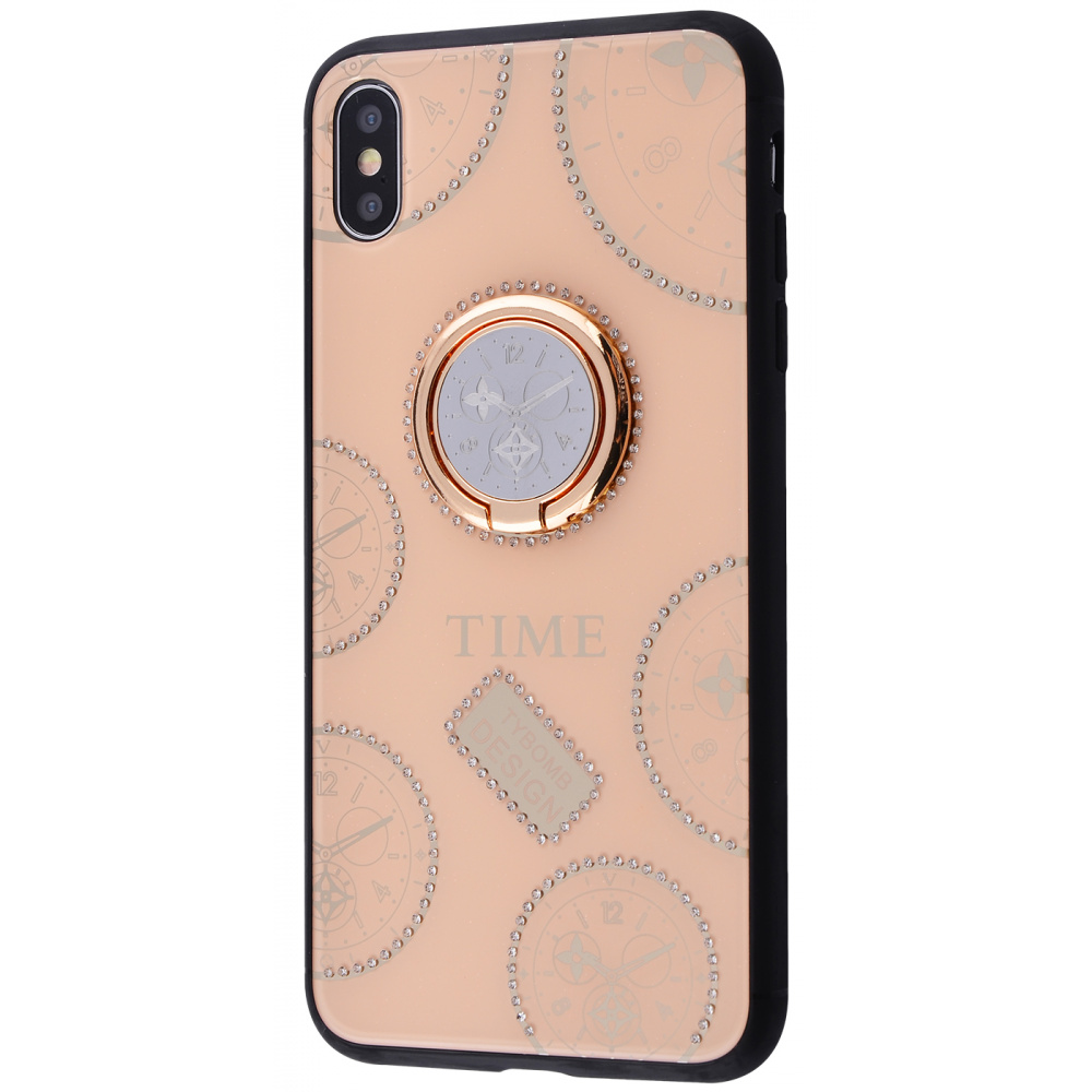 

TPU+Glass чехол TYBOMB Shinig Watch для Apple iPhone XS Max (6.5") Розовый (111445)