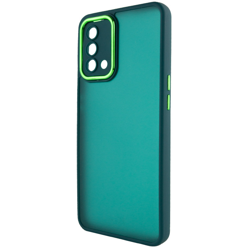 

TPU+PC чехол Accent для Oppo A74 4G Green (246130)