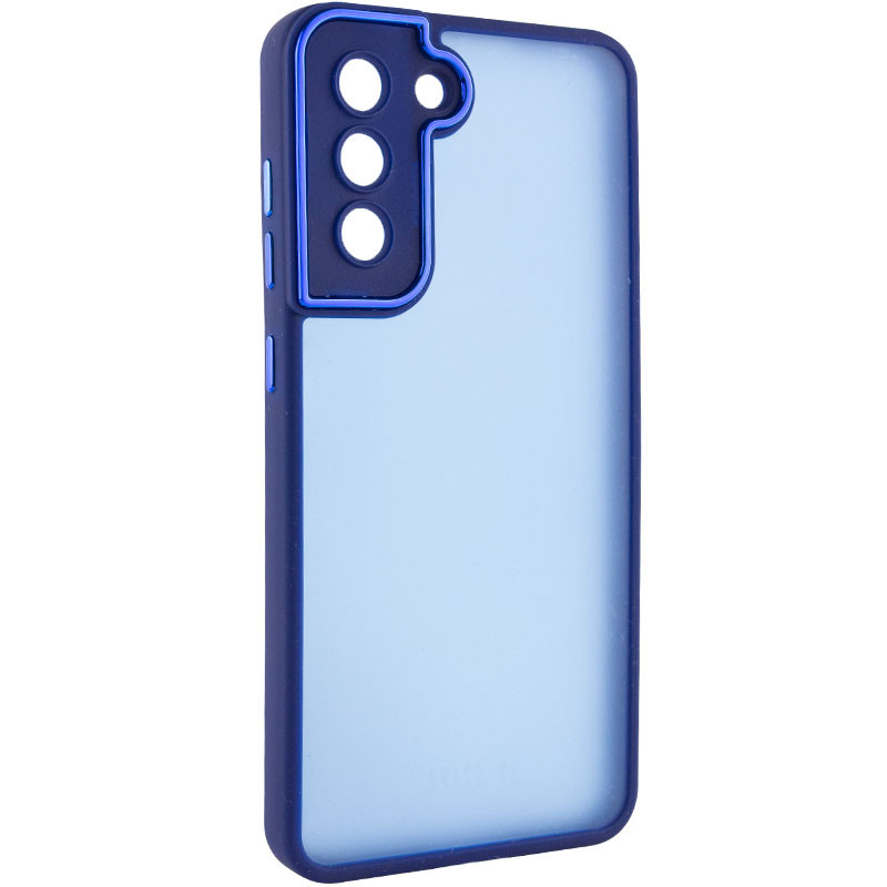 

TPU+PC чохол Accent для Samsung Galaxy S21 FE (Blue)