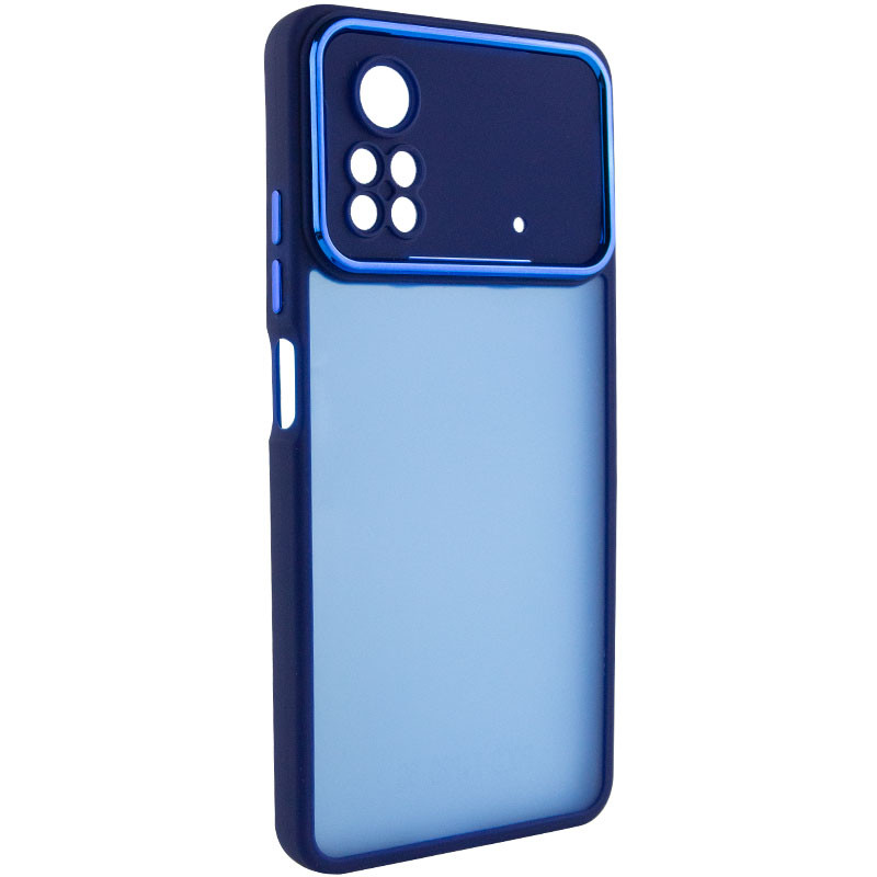 

TPU+PC чехол Accent для Xiaomi Poco X4 Pro 5G Blue (227085)