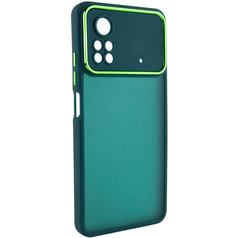 

TPU+PC чехол Accent для Xiaomi Poco X4 Pro 5G Green (227086)